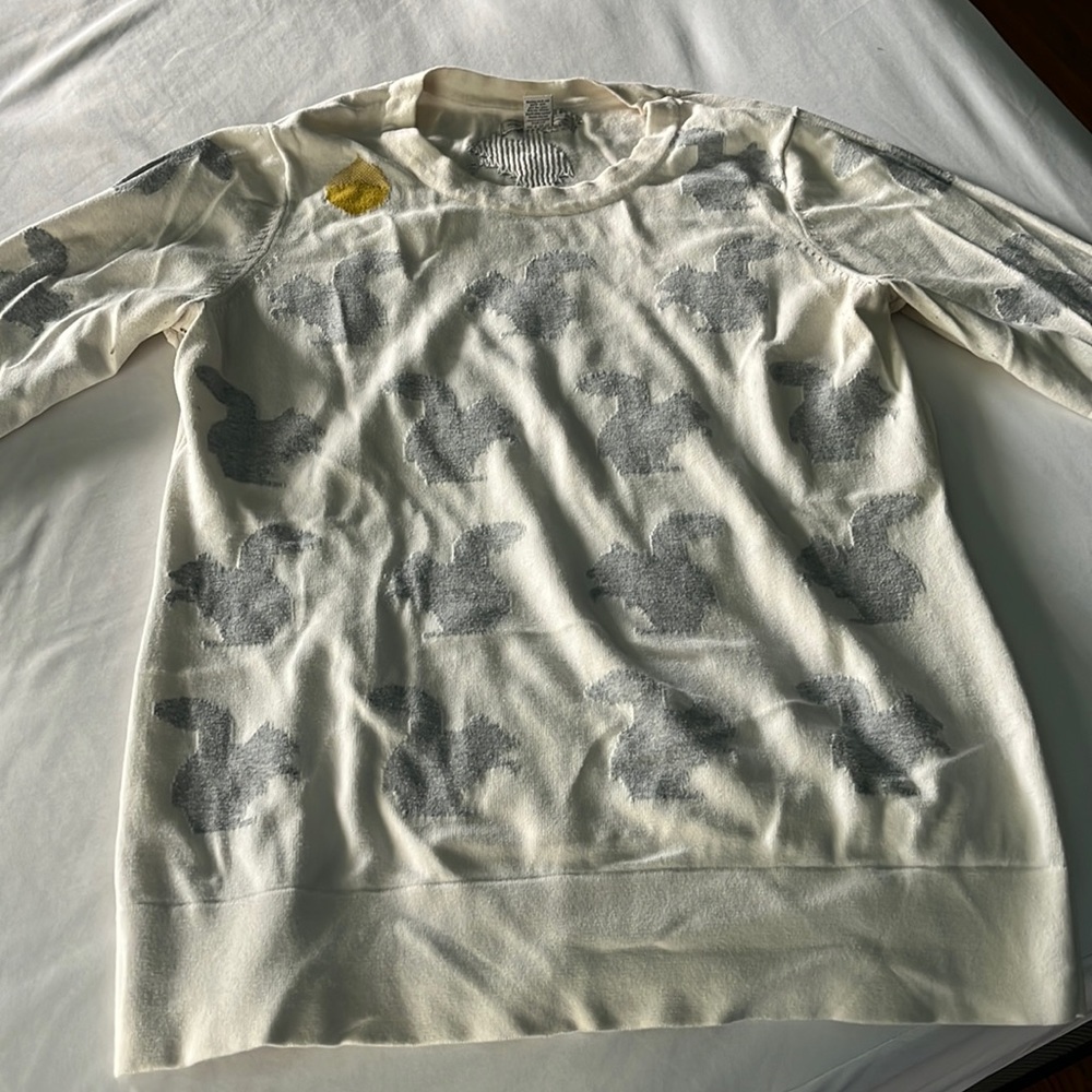 Bass Brand Squirrel Sweater Size Large